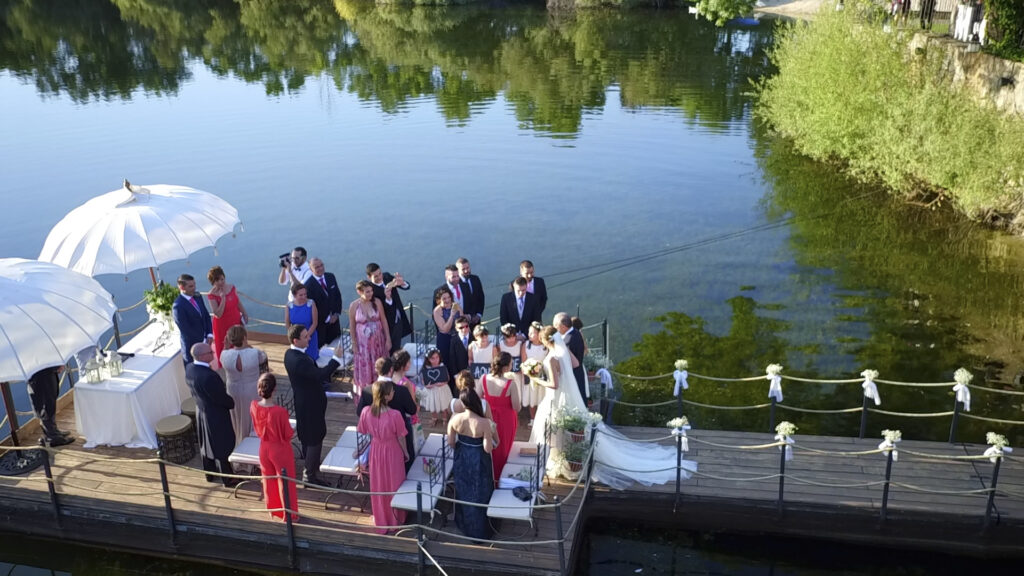 Imagen aérea de boda desde Sector Dron
