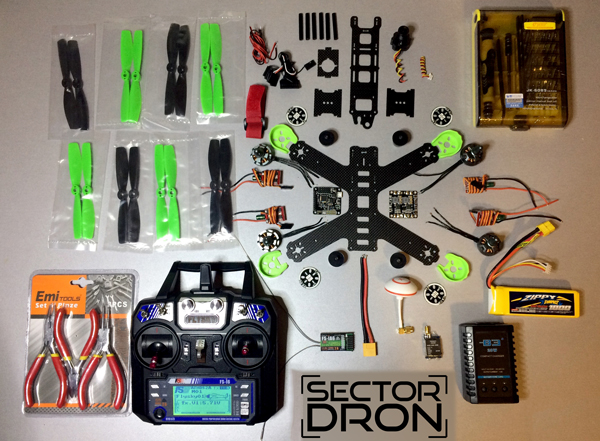 Material Sector Dron RACER FPV